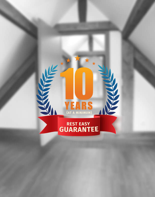 10 years guarantee logo
